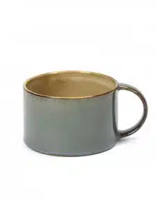 ALG beker cylinder oor mistygrey / smokey blue