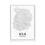 Wijck. print Berlin A4 Stad