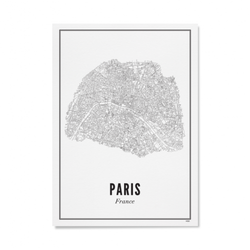 Wijck. print Paris A4 Stad