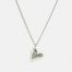 MHL necklace heart 1.2mm silver