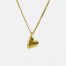MHL necklace heart 1.2mm gold