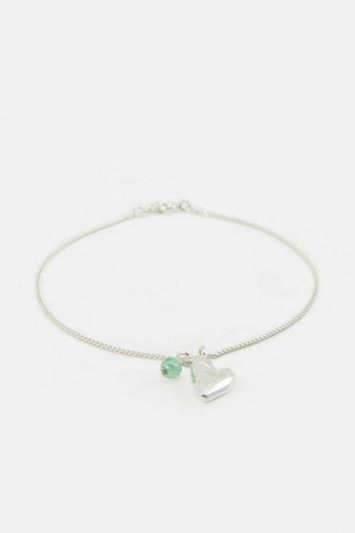 MHL bracelat chain heart silver