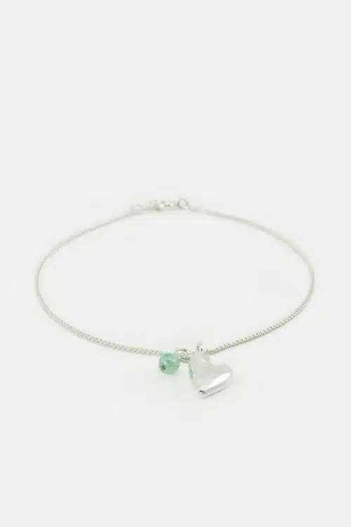 MHL bracelat chain heart silver
