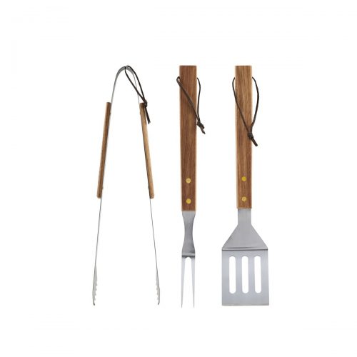 NV BBQ tools acacia set/3