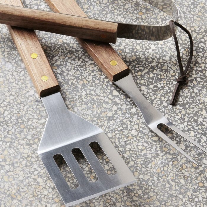 NV BBQ tools acacia set/3