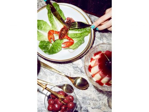 Glazen kerstdecoratie hanger Kreeft