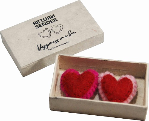 RtS Happiness in a box / 2 heart magnets