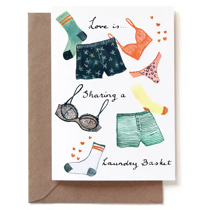 Kaart Love Laundry