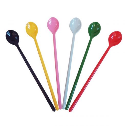 Rice melamine latte spoon set/6 ZLFAV