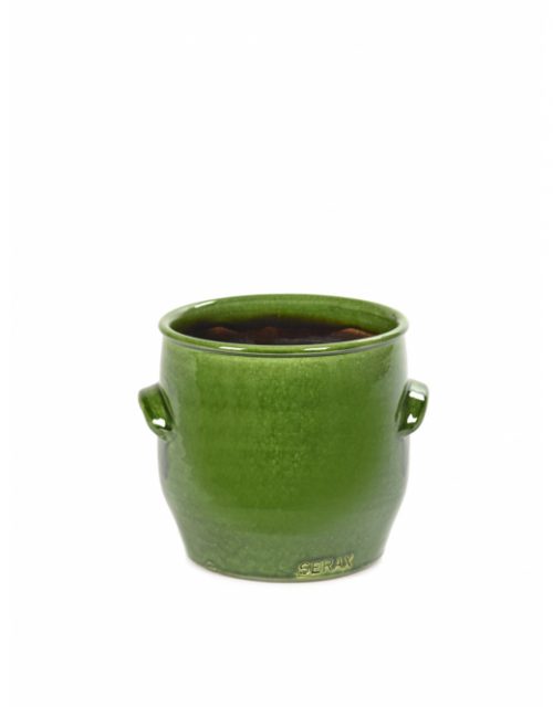Serax Pot handles groen small 16cm