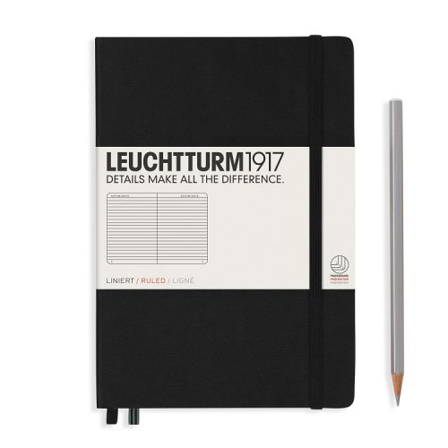 LT Notebook (A5) M/HC ruled black