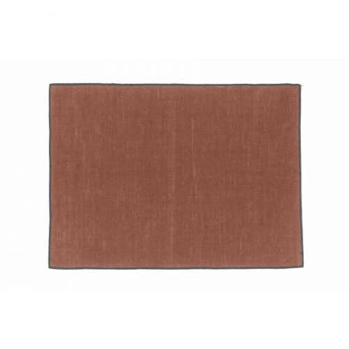 Borgo Placemat Brick linnen coating