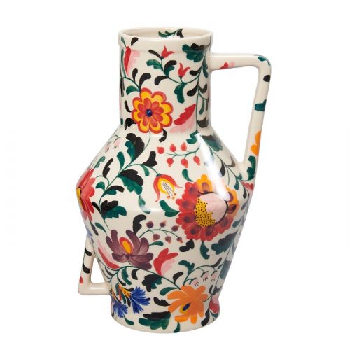 RtS vase colourful flowers handpainted