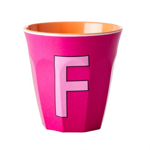 Rice cup M alfabet F roze