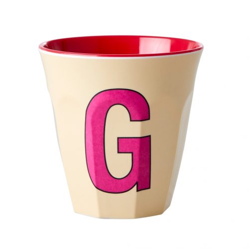 Rice cup M alfabet G roze