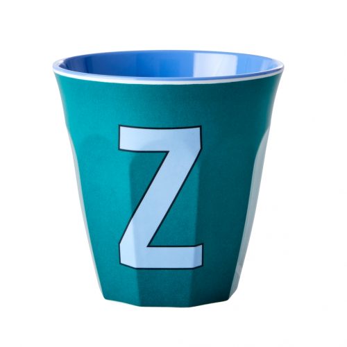 Rice cup M alfabet Z blauw