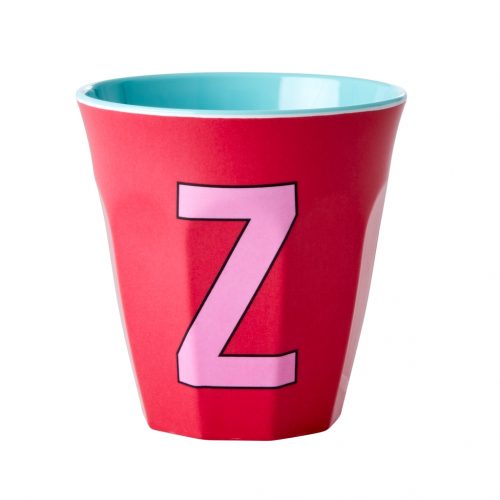 Rice cup M alfabet Z roze