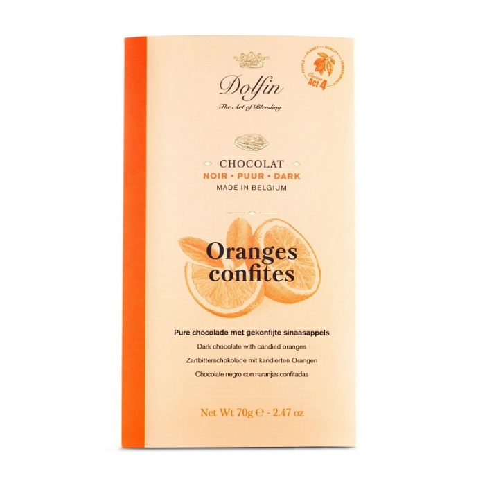 Dolfin chocolade Puur gekonfijte sinaasappel