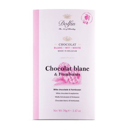Dolfin chocolade Wit Framboos
