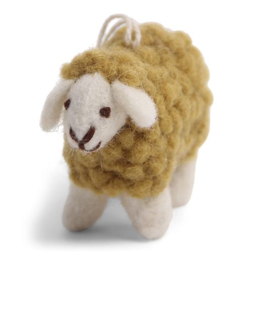En Gry Felt Mini Sheep Ochre