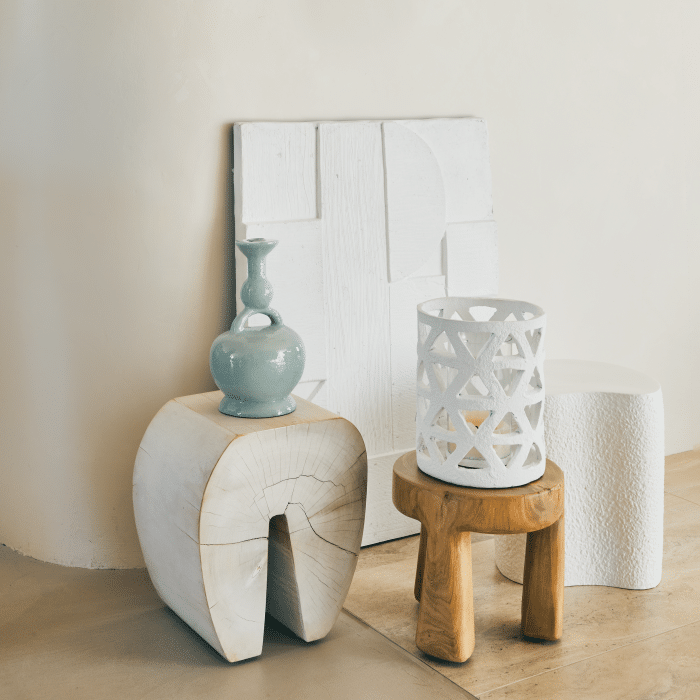 UNC Candleholder Calvo Blue Ecomix