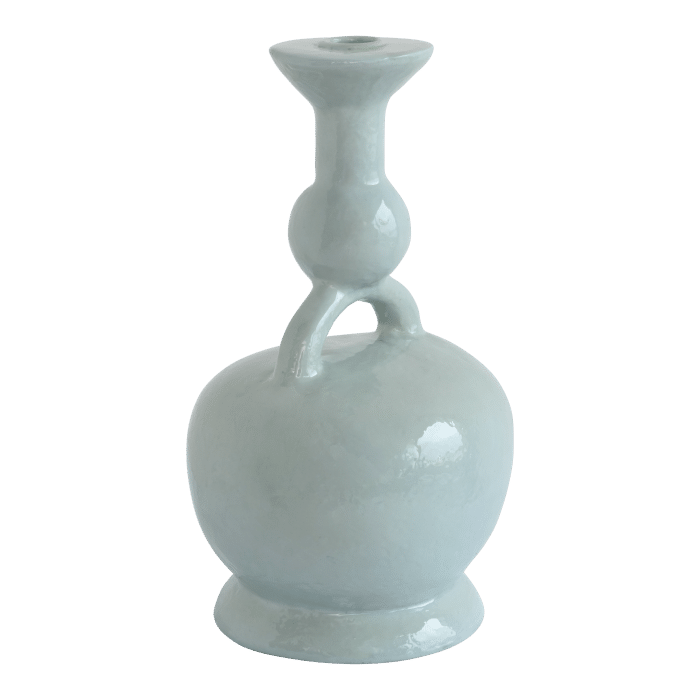 UNC Candleholder Calvo Blue Ecomix