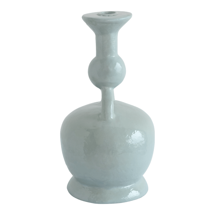 UNC Candleholder Calvo Blue Ecomix