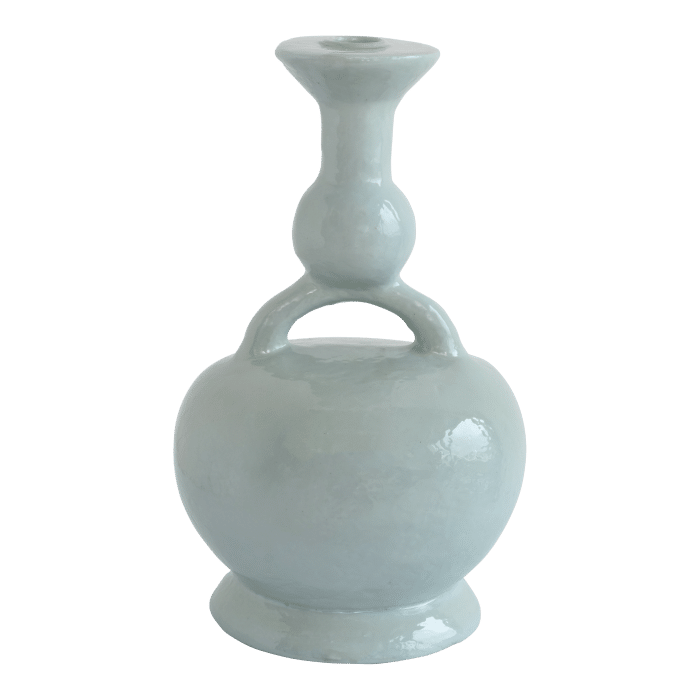 UNC Candleholder Calvo Blue Ecomix