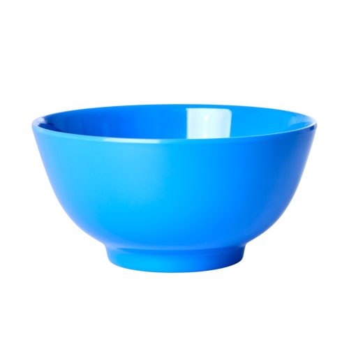Rice melamine bowl medium Effen Blue