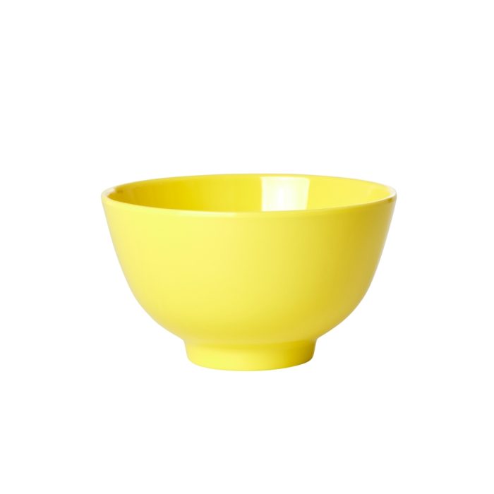 Rice melamine bowl small Effen Yellow