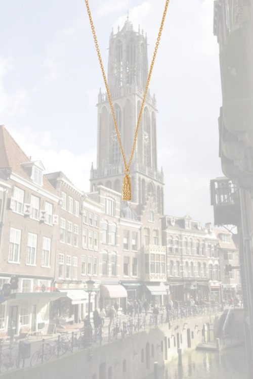 Riverstones Necklace Dom Utrecht verguld