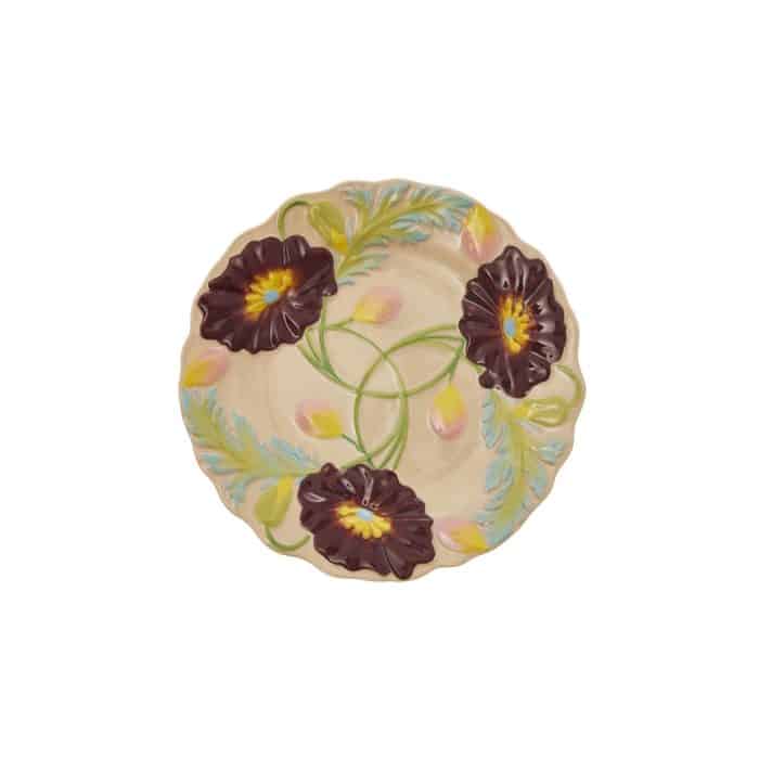 Rice ceramic cake plate flower soft sand