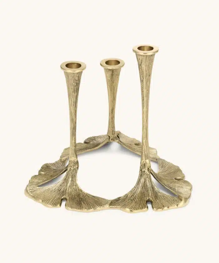 DG Gaya Ginko Triple candleholder