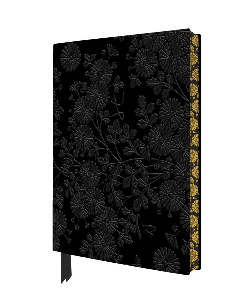 Notebook Chrysanthemums black
