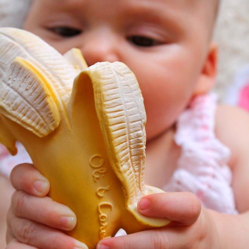 O&C Ana Banana Baby Teether