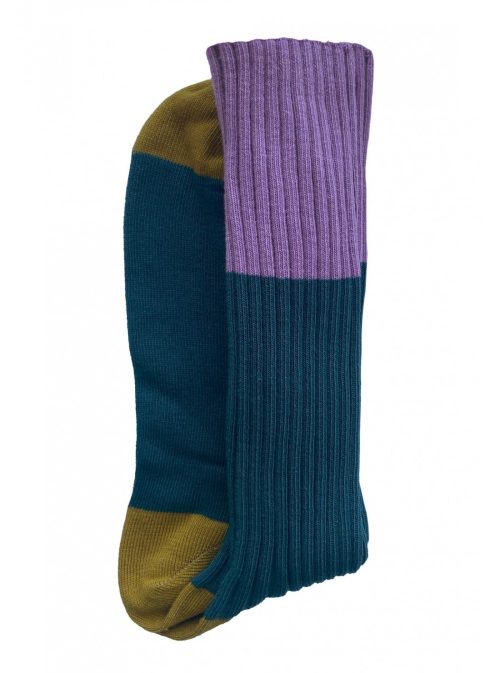 La Cerise socks Yvette Orage 36/38 roze/blauw/oker