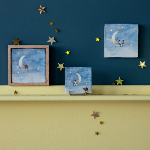Storytiles Little friends on the moon Gold