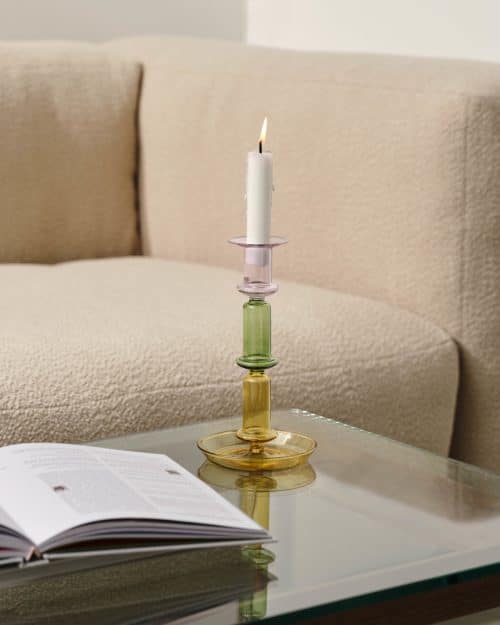 HAY Candleholder Flare Tall Rainbow