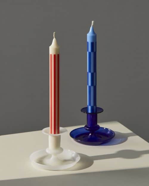 HAY Candleholder Flare dark blue