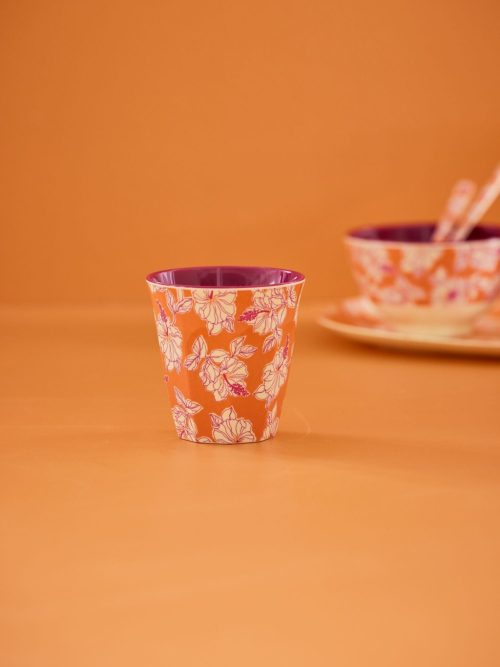 Rice cup M Faded Hibiscus