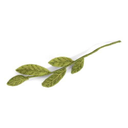 Gry Felt Branch with mix green leaves
