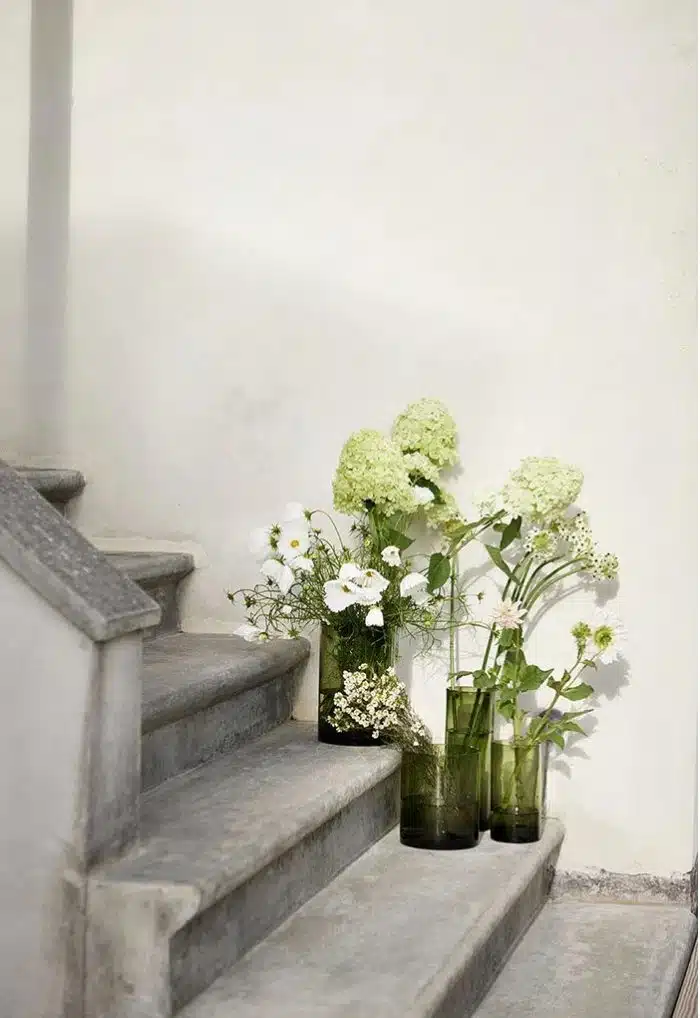 Vase Salon Glass Fern 17x20cm
