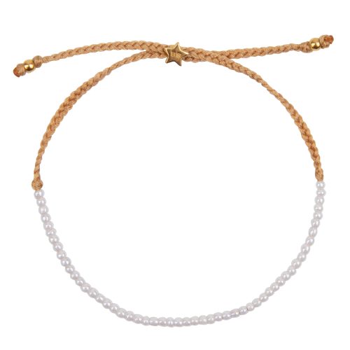 BB 1 row pearl bracelet Gold plated