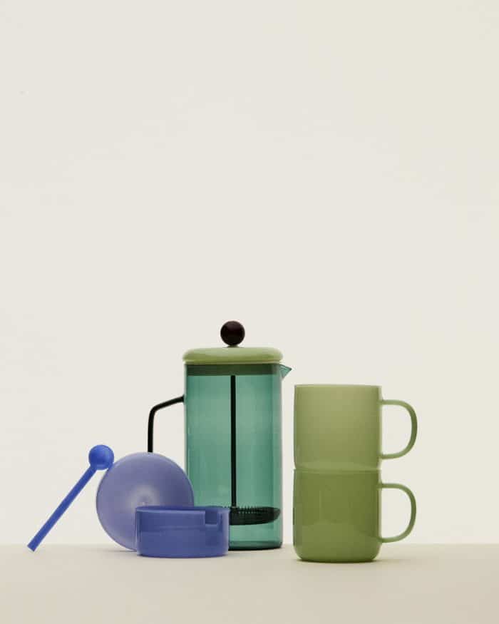 HAY French Press Brewer Aqua