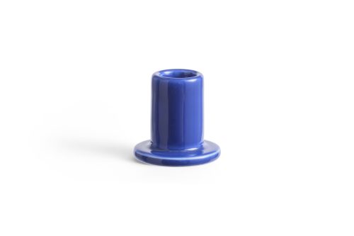 HAY Tube Candleholder Small Blue