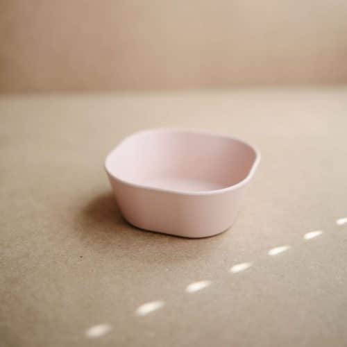 Mushie Bowls square Blush set/2