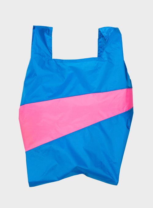 Susan Bijl Shopping Bag L Wave & Fluo Pink