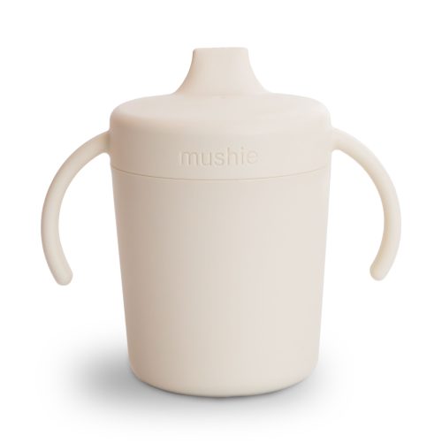 Mushie Cup Training Sippy Ivory