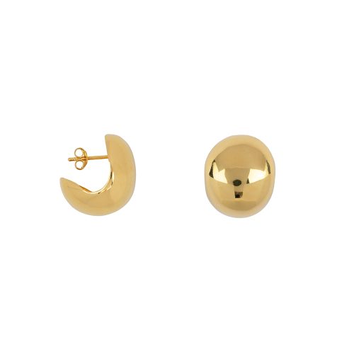 BB Big Ball Earring Gold Plated