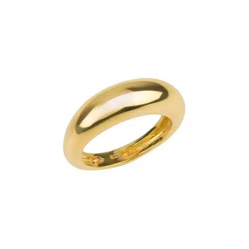 BB Thick Ring Gold Plated size 16